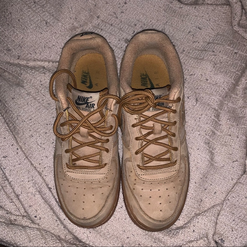 Wheat Air Force 1s - Picture 2 of 7